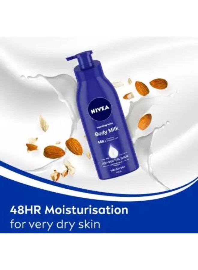 Nivea Body Milk nourishing lotion (Pack of- 3) (1200 ml) - Image 3